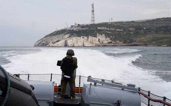 Marine israélienne près de la frontière avec le Liban 